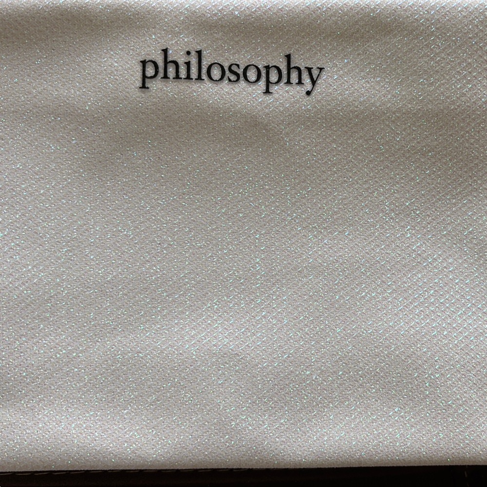 Philosophy Sparkling White Cosmetic Bag